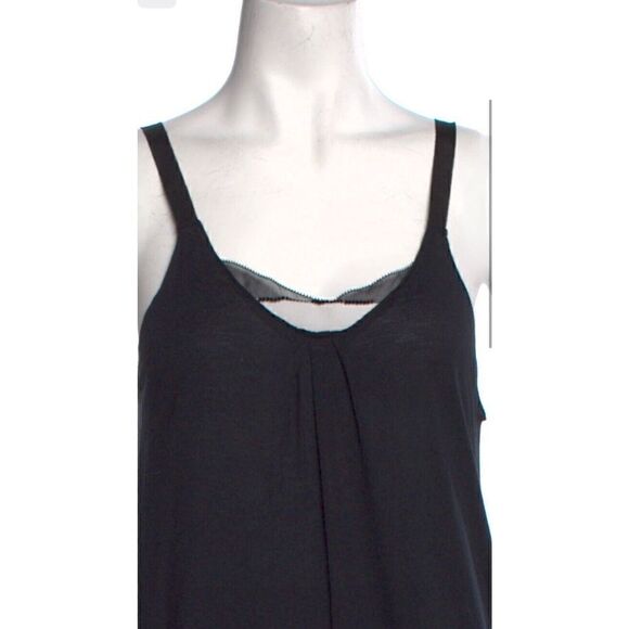 EUC Dorothee Schumacher Black Scoop Neck‎ Sleeveless Tunic Classic Size XXS - Picture 4 of 6